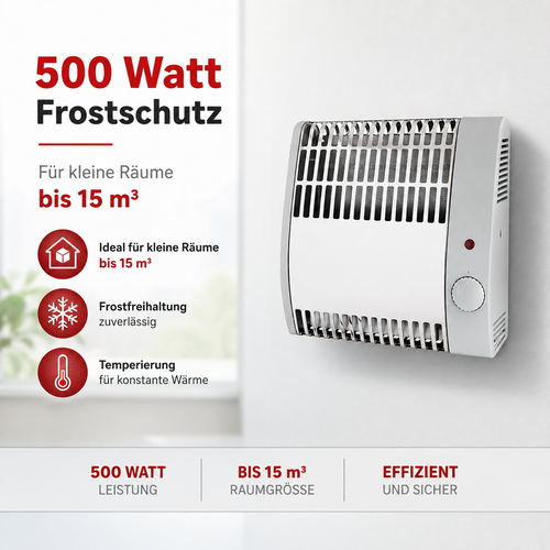 FW-500 Frostwächter – 500 W mit Thermostat