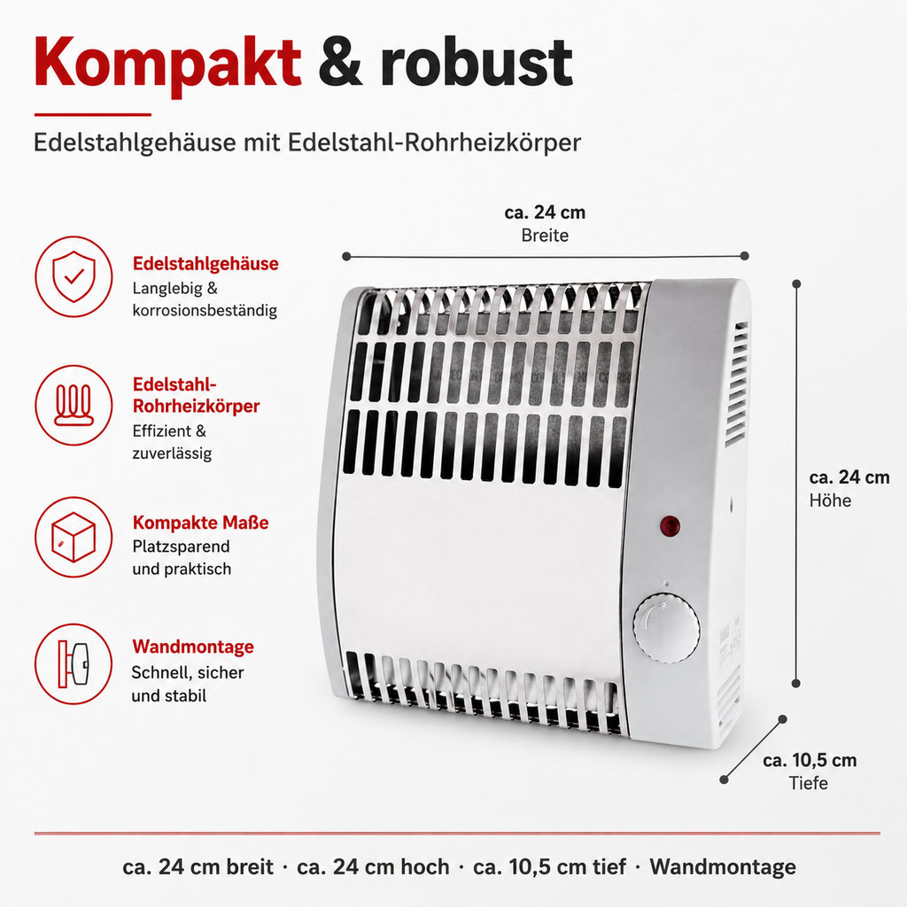 FW-500 Frostwächter – 500 W mit Thermostat