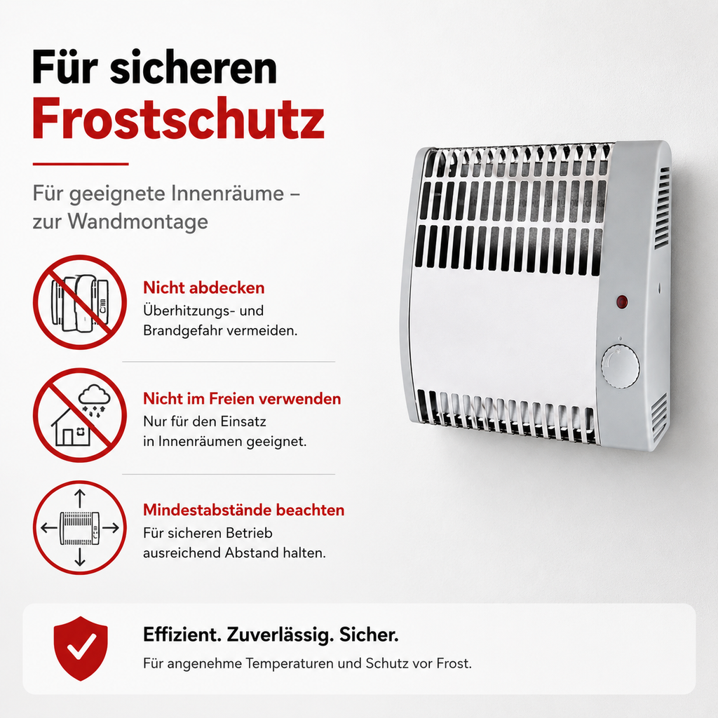 FW-500 Frostwächter – 500 W mit Thermostat