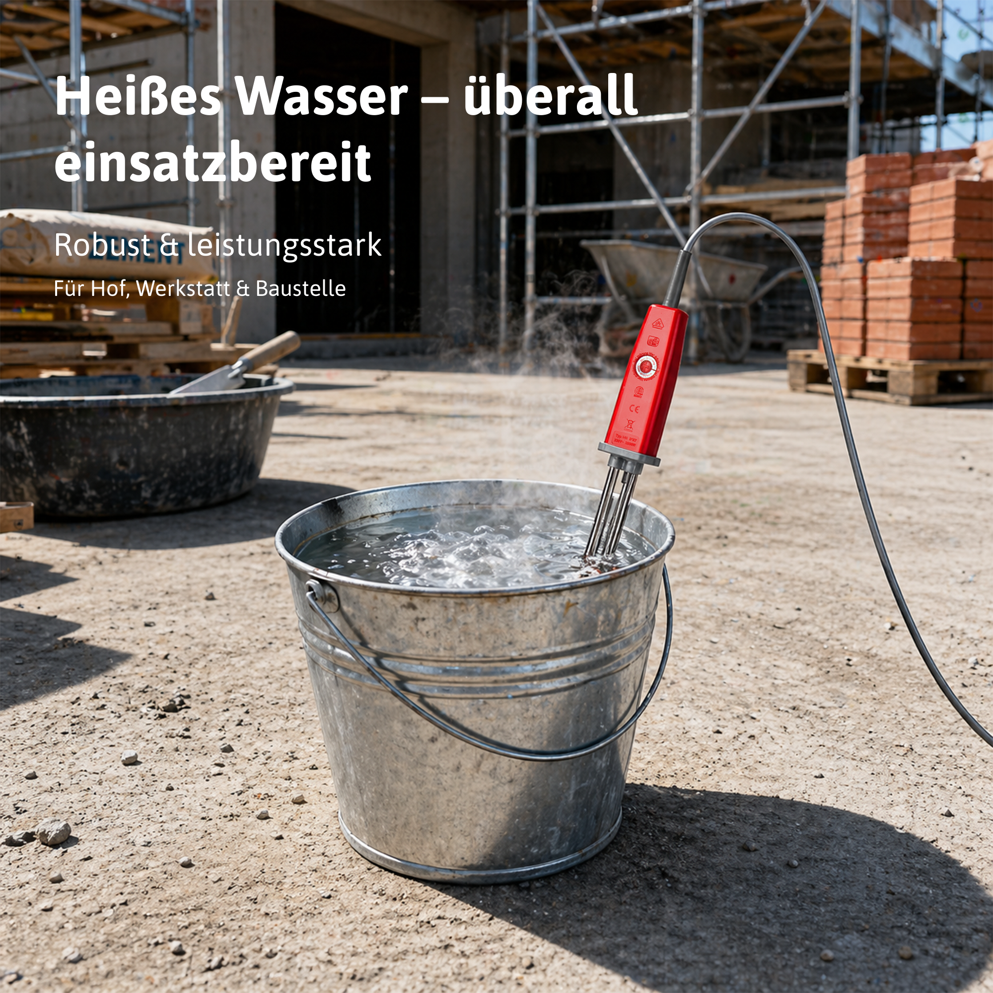 Sicherheits-Tauchsieder 1000 Watt